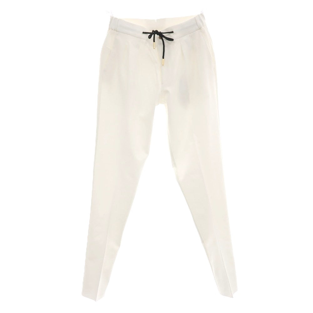 【新品】ベルウィッチ BERWICH レーヨンナイロン ジャージー イージースラックスパンツ ホワイト【 46 】【 状態ランクN 】【 メンズ 】