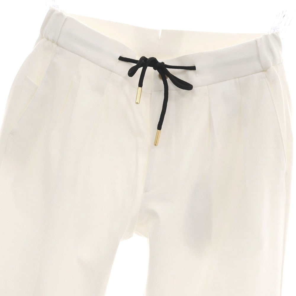 【新品アウトレット】ベルウィッチ BERWICH レーヨンナイロン ジャージー イージースラックスパンツ ホワイト【 46 】【 状態ランクN- 】【 メンズ 】