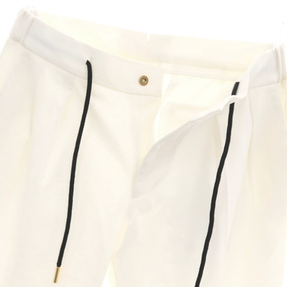 【新品アウトレット】ベルウィッチ BERWICH レーヨンナイロン ジャージー イージースラックスパンツ ホワイト【 48 】【 状態ランクN- 】【 メンズ 】