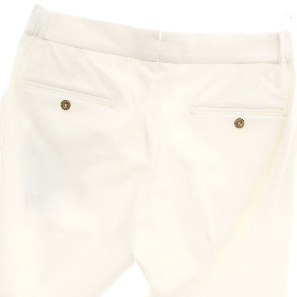 【新品アウトレット】ベルウィッチ BERWICH レーヨンナイロン ジャージー イージースラックスパンツ ホワイト【 48 】【 状態ランクN- 】【 メンズ 】