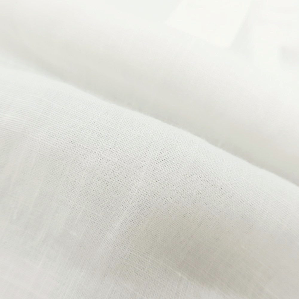 【中古】フィナモレ Finamore リネン ホリゾンタルカラー プルオーバーシャツ ホワイト【 37 】【 状態ランクB 】【 メンズ 】