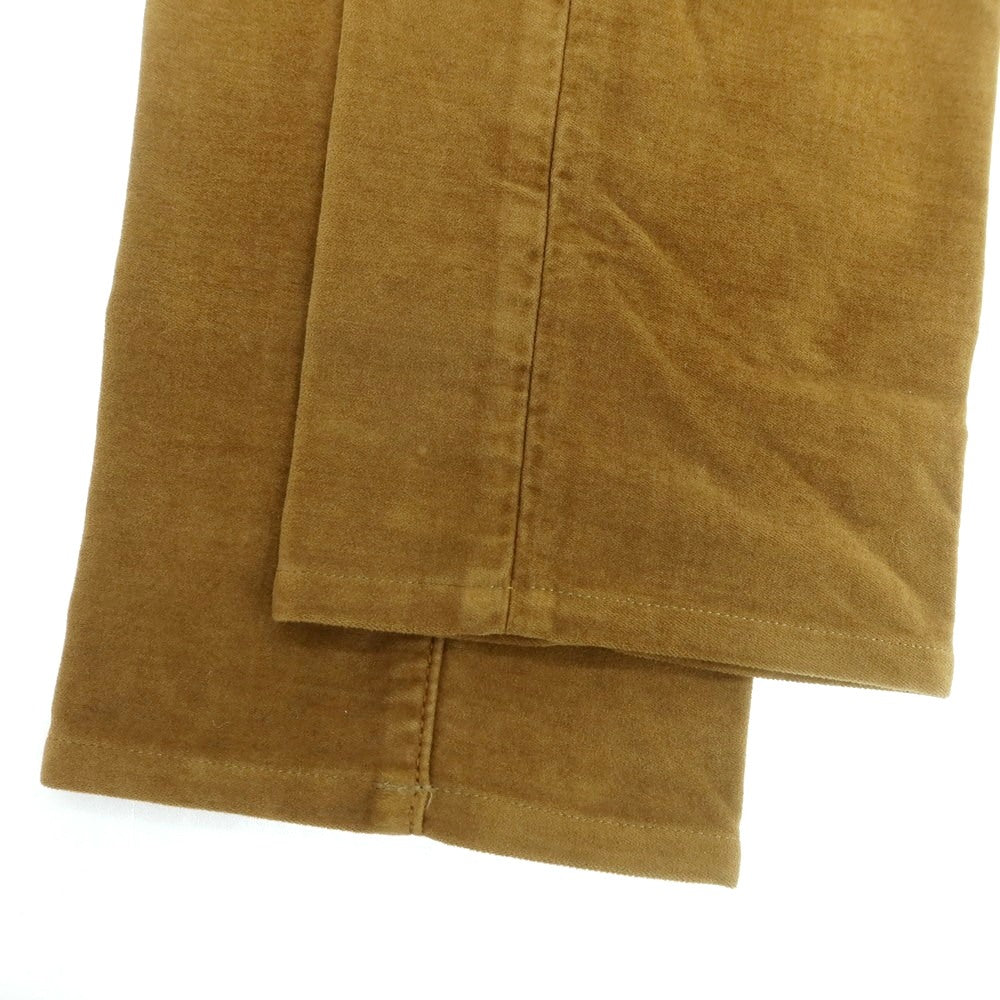 【中古】インコテックス INCOTEX ストレッチ コットン モールスキン 5ポケットパンツ カーキブラウン【 29 】【 状態ランクC 】【 メンズ 】