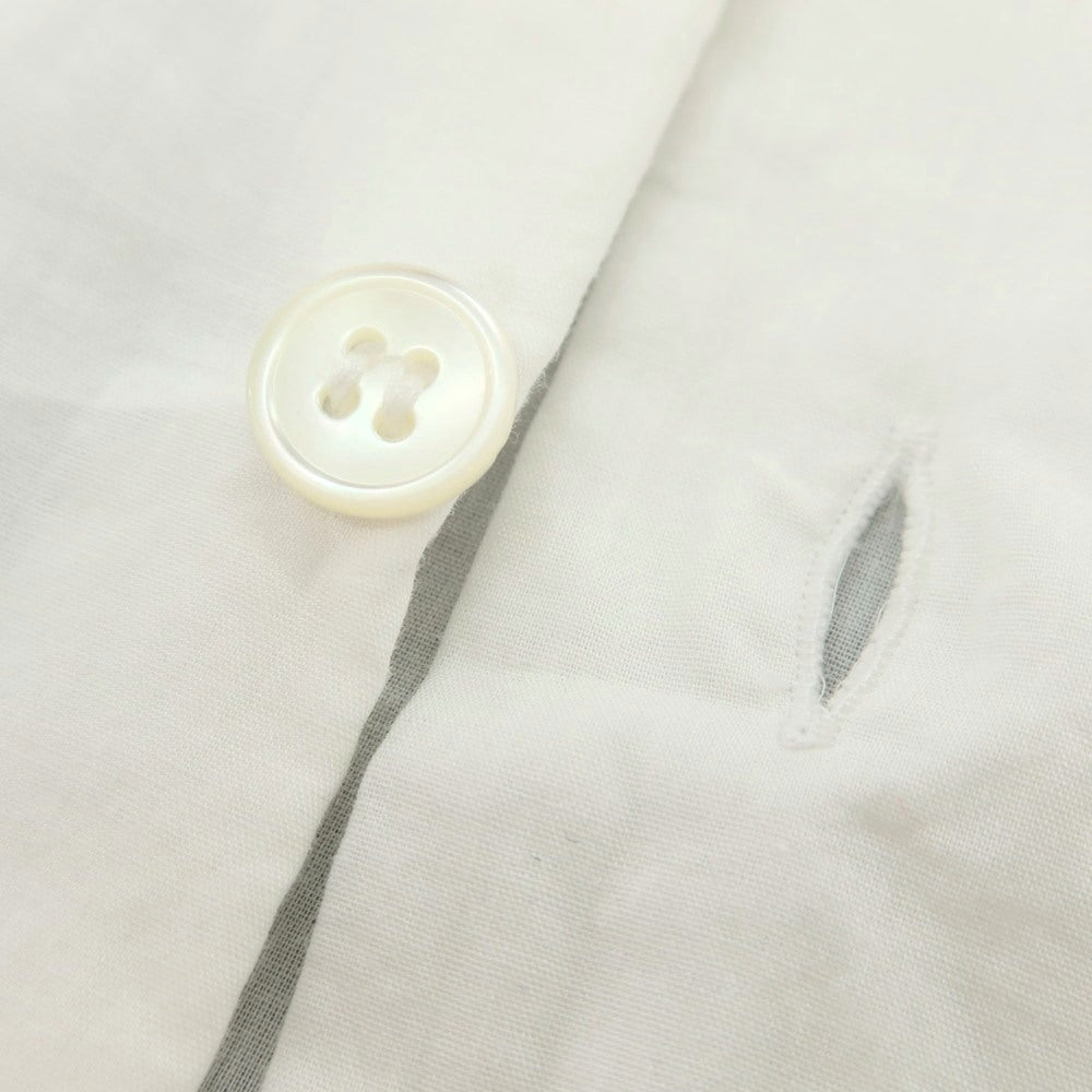 【中古】エンポリオ アルマーニ EMPORIO ARMANI コットン セミワイドカラー ドレスシャツ ホワイト【 XL 】【 状態ランクB 】【 メンズ 】