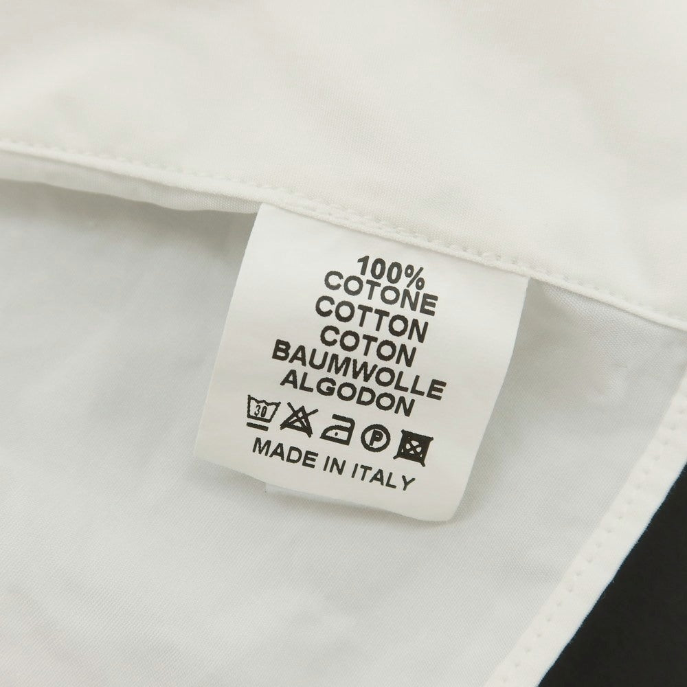 【中古】ザカス XACUS コットン ワイドカラー ドレスシャツ ホワイト【 43 】【 状態ランクB 】【 メンズ 】