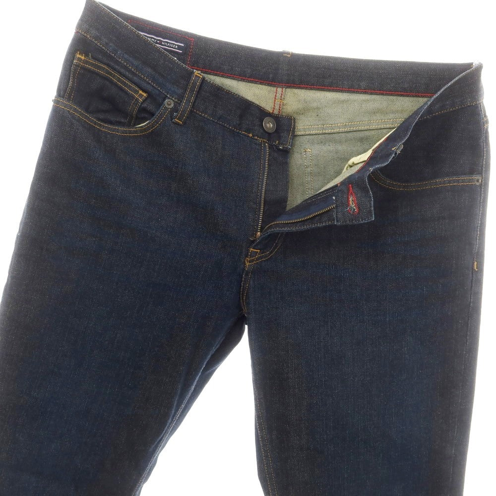 【中古】トミーヒルフィガー TOMMY HILFIGER ストレッチ コットン ジーンズ デニムパンツ ネイビー【 36 】【 状態ランクC 】【 メンズ 】