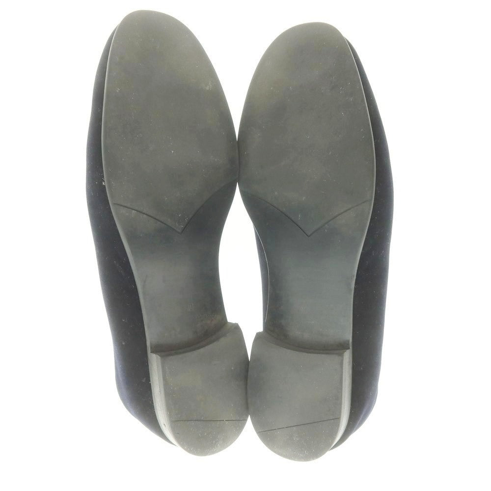 【中古】ユナイテッドアローズ UNITED ARROWS ベルベット オペラシューズ ブラック【 40 】【 状態ランクC 】【 メンズ 】