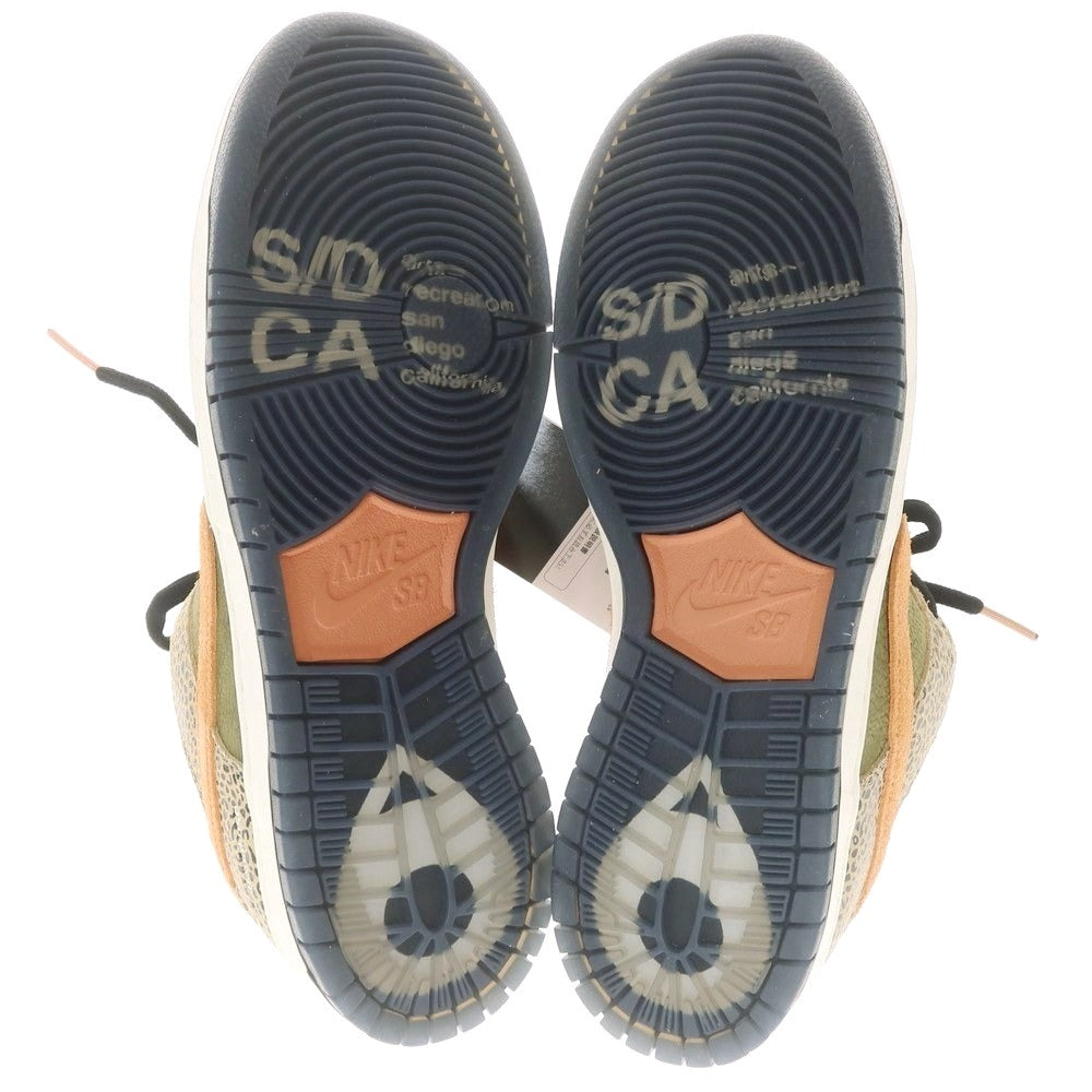 【中古】【未使用】ナイキ NIKE x Arts-Rec Skateshop SB DUNK LOW スニーカー ピンクxカーキ系【 28 】【 状態ランクS 】【 メンズ 】