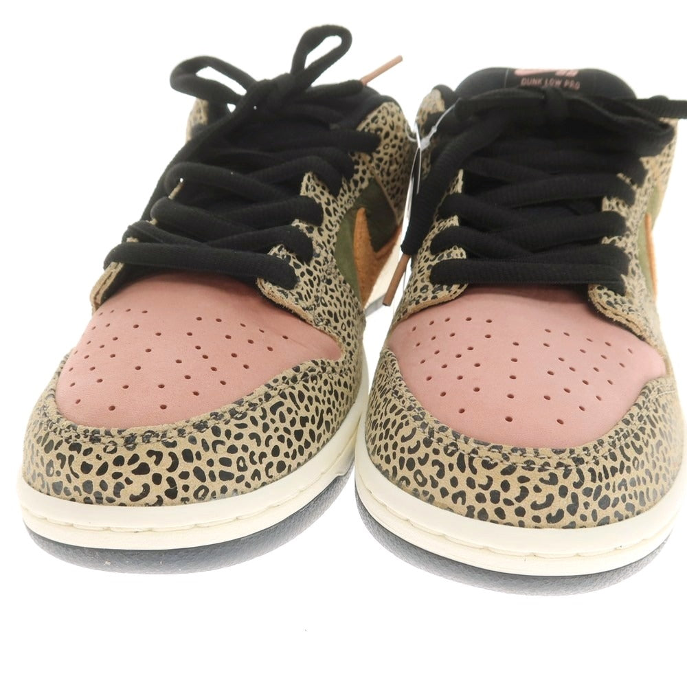 【中古】【未使用】ナイキ NIKE x Arts-Rec Skateshop SB DUNK LOW スニーカー ピンクxカーキ系【 28 】【 状態ランクS 】【 メンズ 】