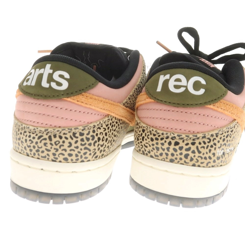【中古】【未使用】ナイキ NIKE x Arts-Rec Skateshop SB DUNK LOW スニーカー ピンクxカーキ系【 28 】【 状態ランクS 】【 メンズ 】