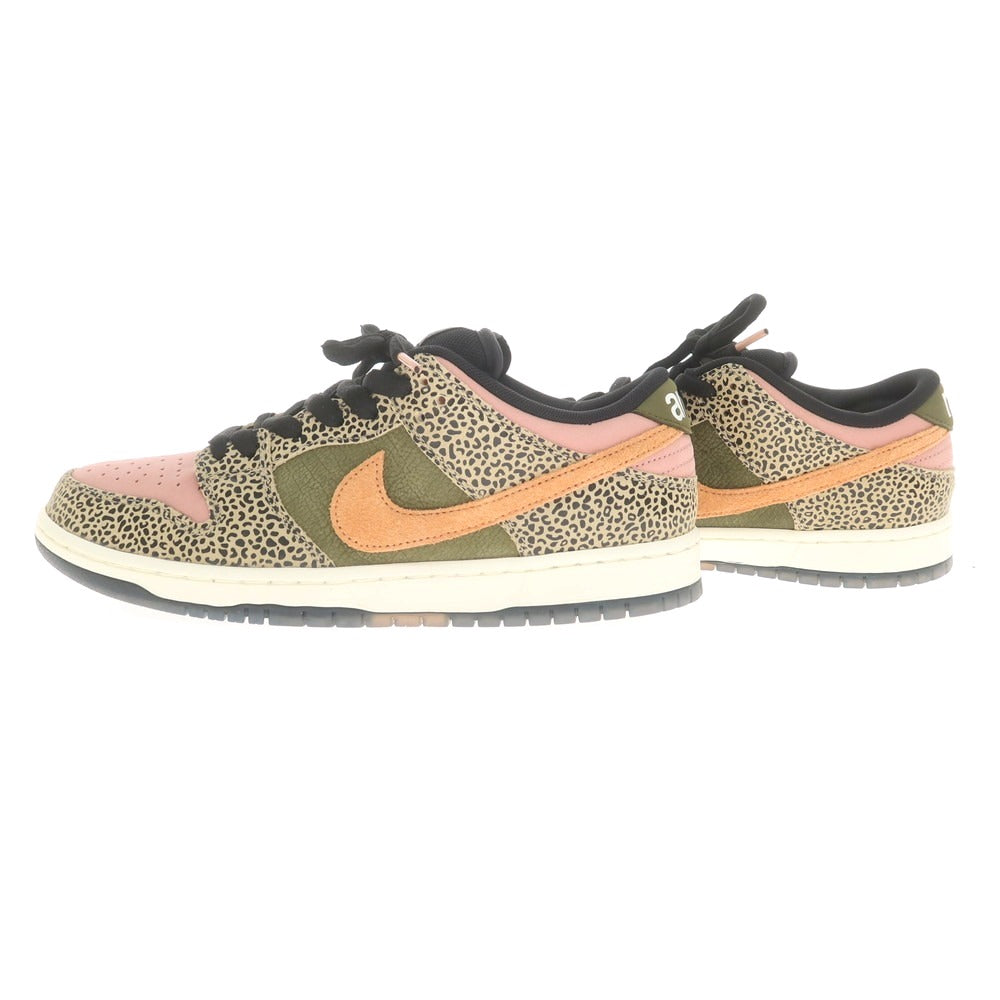 【中古】【未使用】ナイキ NIKE x Arts-Rec Skateshop SB DUNK LOW スニーカー ピンクxカーキ系【 28 】【 状態ランクS 】【 メンズ 】
