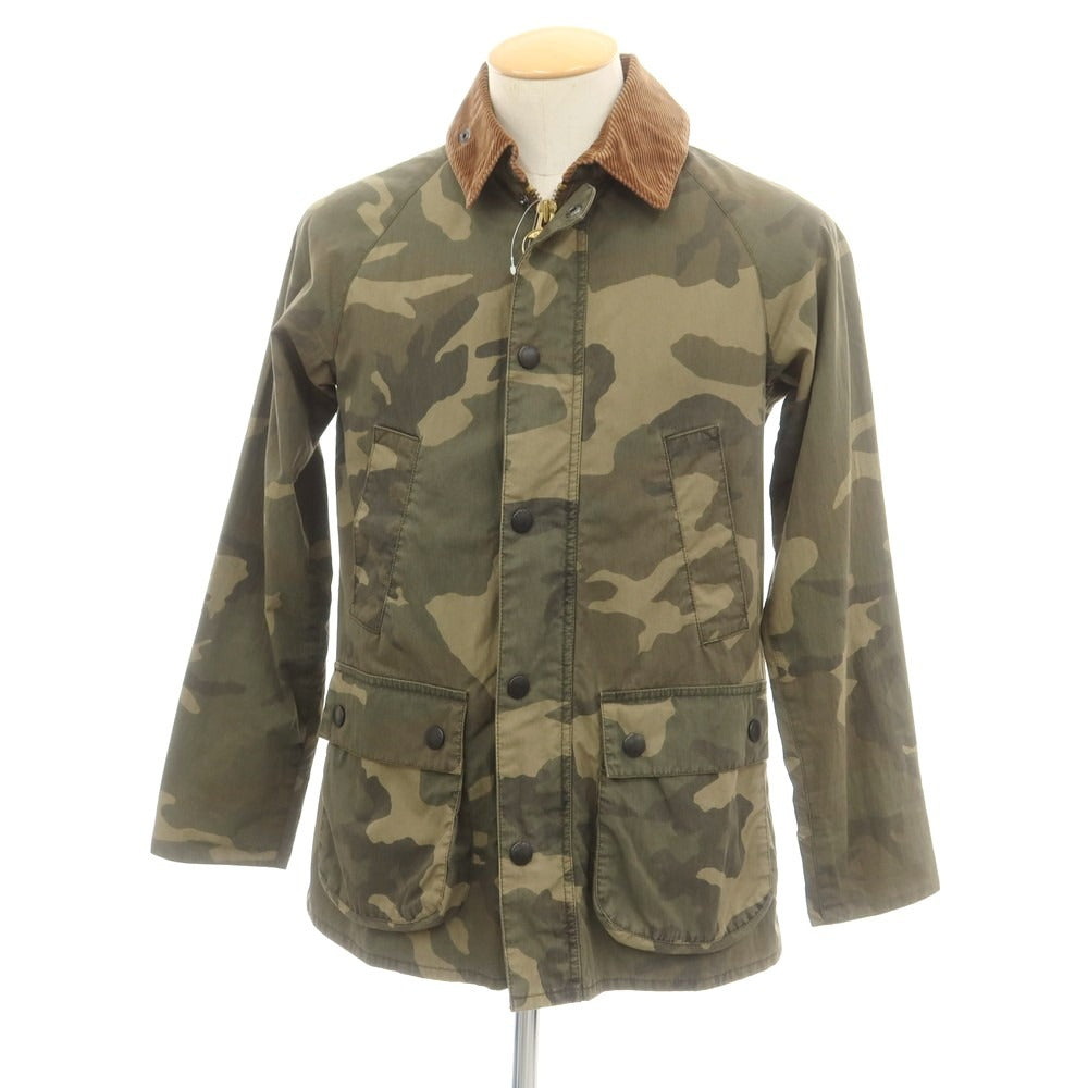【中古】バブアー Barbour コットンナイロン カモフラージュ柄 ビデイルジャケット オリーブxカーキ【 S 】【 状態ランクC 】【 メンズ 】