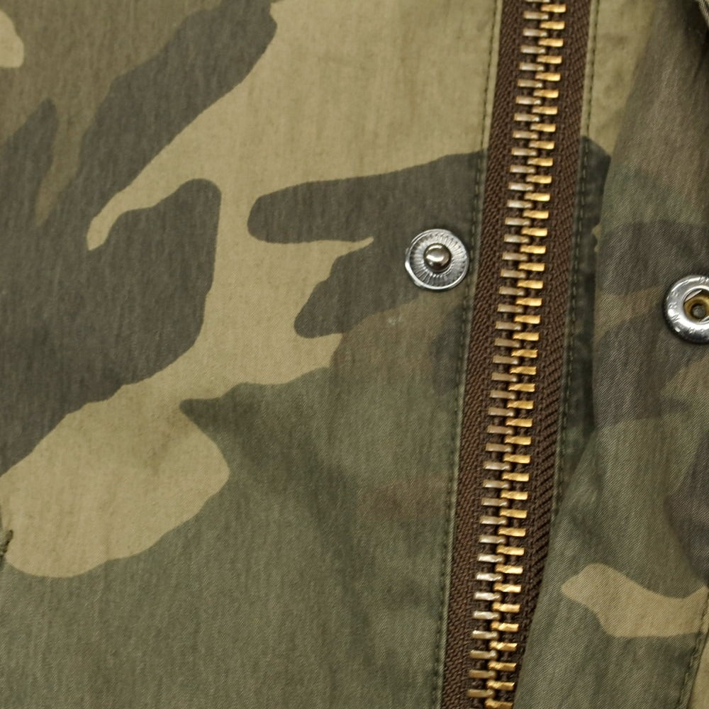 【中古】バブアー Barbour コットンナイロン カモフラージュ柄 ビデイルジャケット オリーブxカーキ【 S 】【 状態ランクC 】【 メンズ 】
