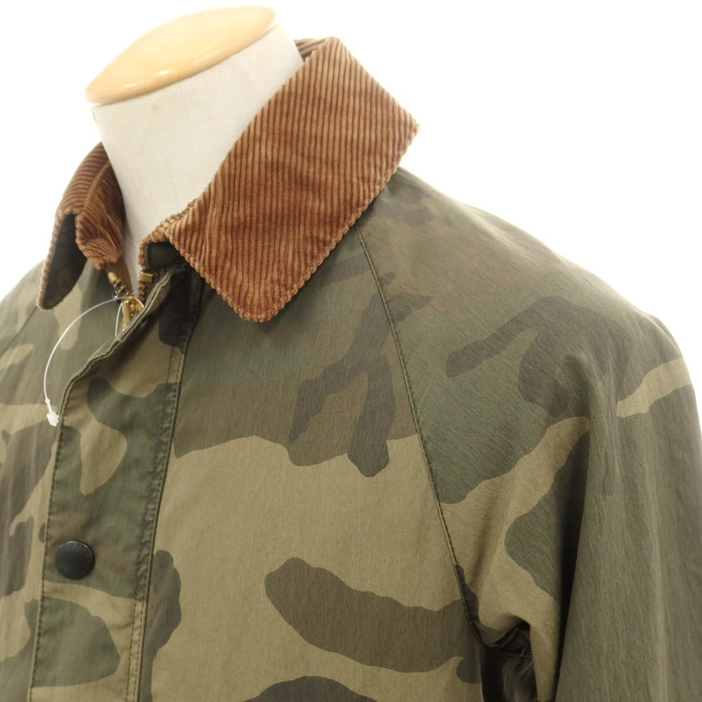 【中古】バブアー Barbour コットンナイロン カモフラージュ柄 ビデイルジャケット オリーブxカーキ【 S 】【 状態ランクC 】【 メンズ 】