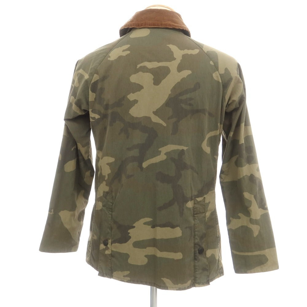 【中古】バブアー Barbour コットンナイロン カモフラージュ柄 ビデイルジャケット オリーブxカーキ【 S 】【 状態ランクC 】【 メンズ 】