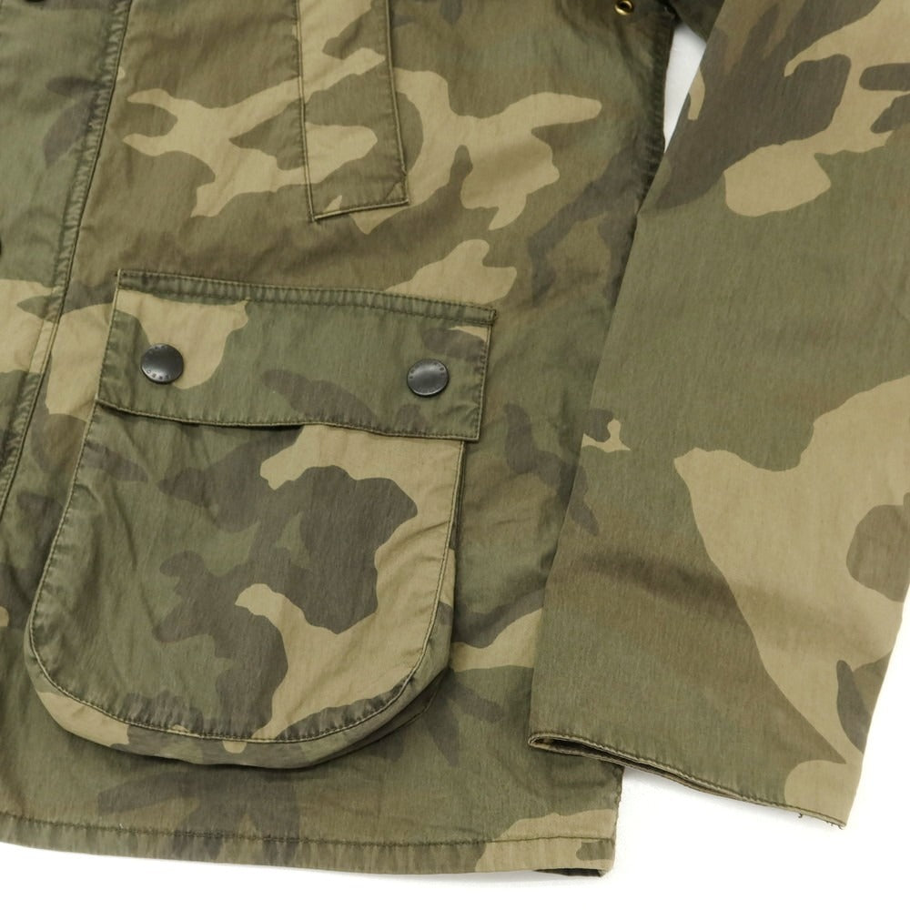 【中古】バブアー Barbour コットンナイロン カモフラージュ柄 ビデイルジャケット オリーブxカーキ【 S 】【 状態ランクC 】【 メンズ 】