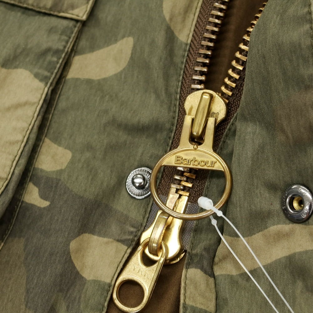 【中古】バブアー Barbour コットンナイロン カモフラージュ柄 ビデイルジャケット オリーブxカーキ【 S 】【 状態ランクC 】【 メンズ 】