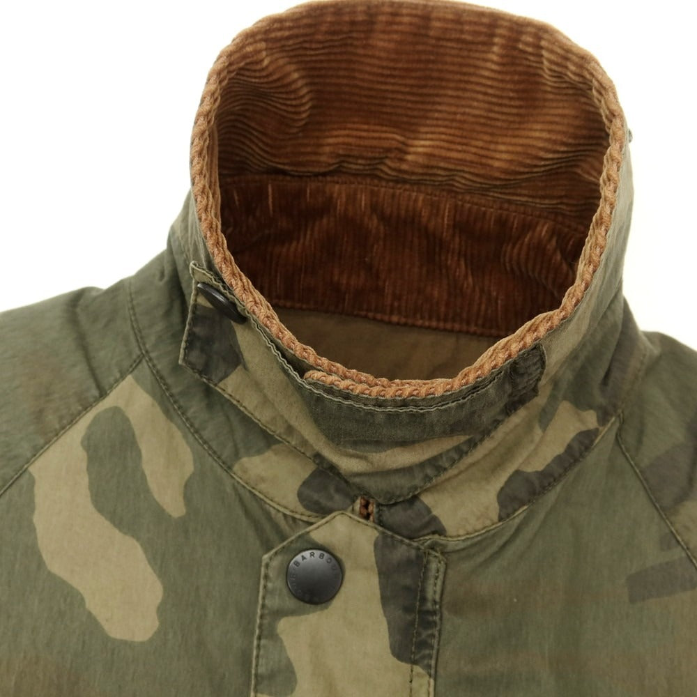 【中古】バブアー Barbour コットンナイロン カモフラージュ柄 ビデイルジャケット オリーブxカーキ【 S 】【 状態ランクC 】【 メンズ 】