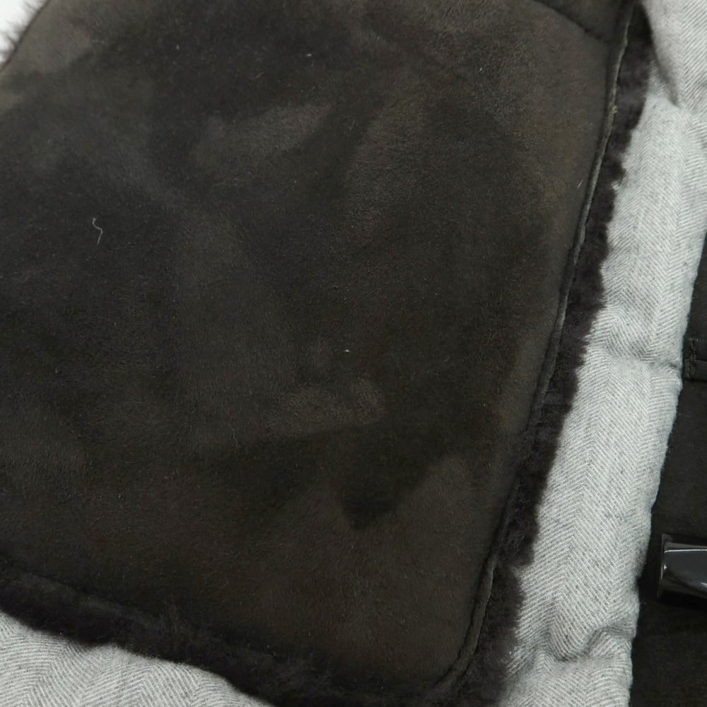 【中古】エンメティ EMMETI コットン ムートン ダウンダッフルコート グレー【 46 】【 状態ランクC 】【 メンズ 】