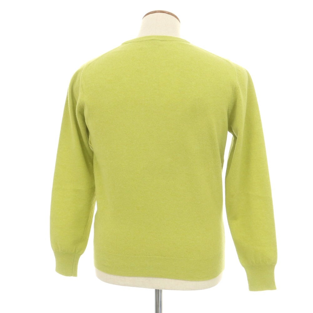 【中古】ドルモア DRUMOHR ウール クルーネック プルオーバーニット ライトグリーン【 40 】【 状態ランクB 】【 メンズ 】