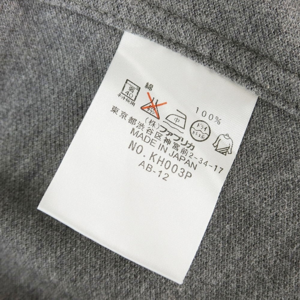 【中古】ラコステ LACOSTE 鹿の子コットン 半袖ポロシャツ グレー【 2 】【 状態ランクB 】【 メンズ 】