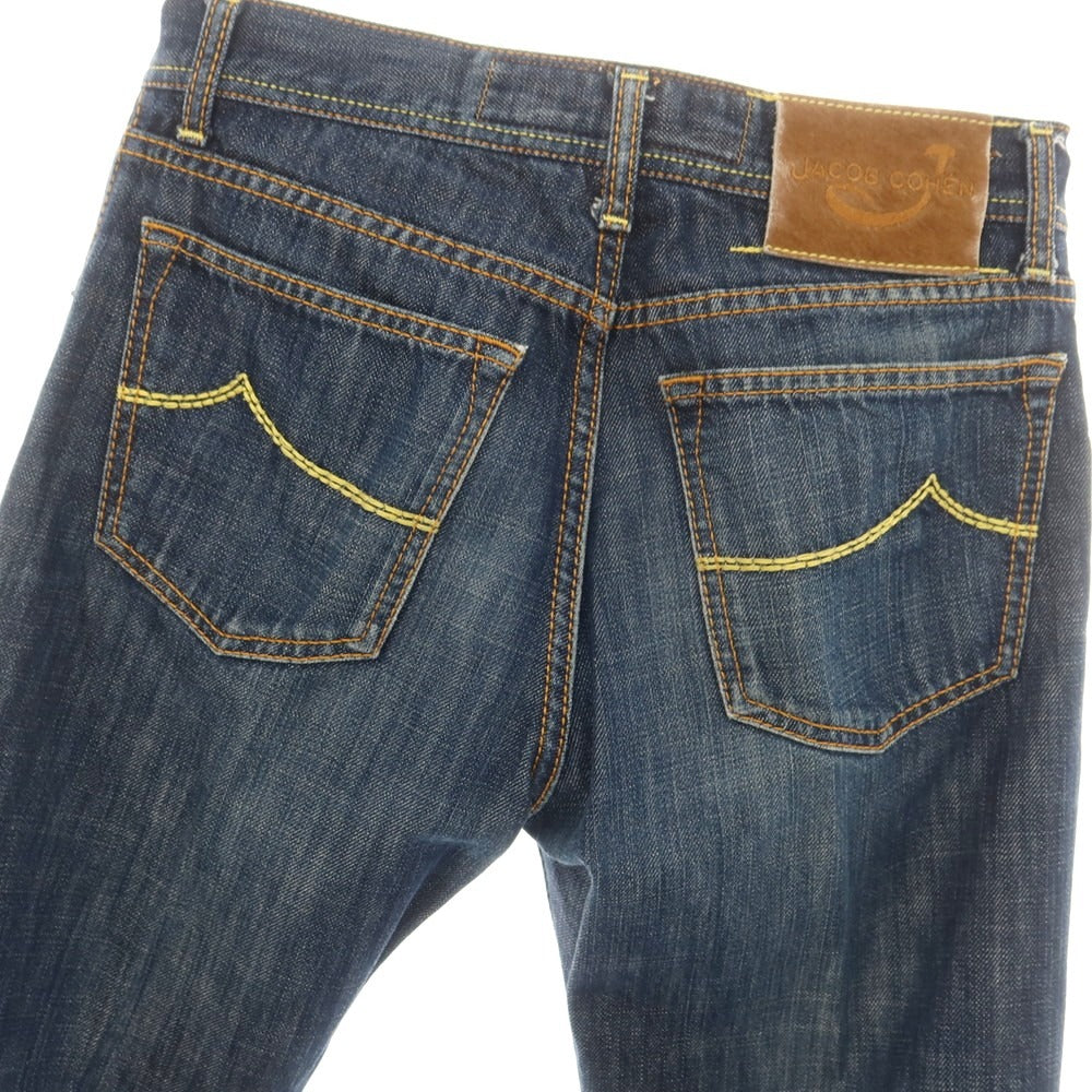 【中古】ヤコブコーエン JACOB COHEN J620 コットン ジーンズ デニムパンツ ネイビー【 29 】【 状態ランクC 】【 メンズ 】