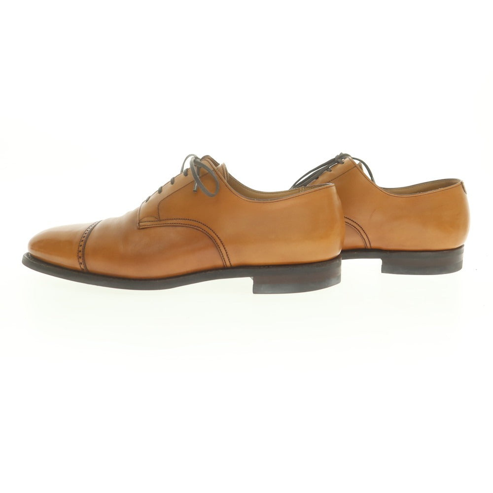 【中古】クロケットアンドジョーンズ CROCKETT&JONES ストレートチップ ドレスシューズ ライトブラウン【 8 1/2D 】【 状態ランクB 】【 メンズ 】