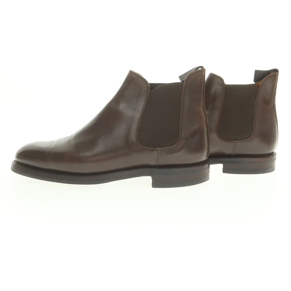 【中古】クロケットアンドジョーンズ CROCKETT&JONES CHELSEA5 サイドゴアブーツ ダークブラウン【 8 1/2E 】【 状態ランクC 】【 メンズ 】