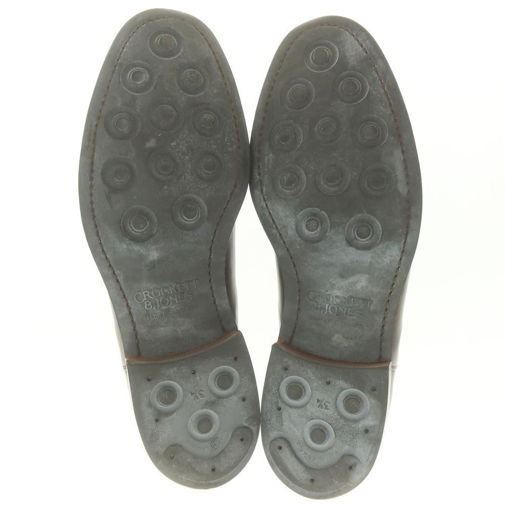 【中古】クロケットアンドジョーンズ CROCKETT&JONES CHELSEA5 サイドゴアブーツ ダークブラウン【 8 1/2E 】【 状態ランクC 】【 メンズ 】