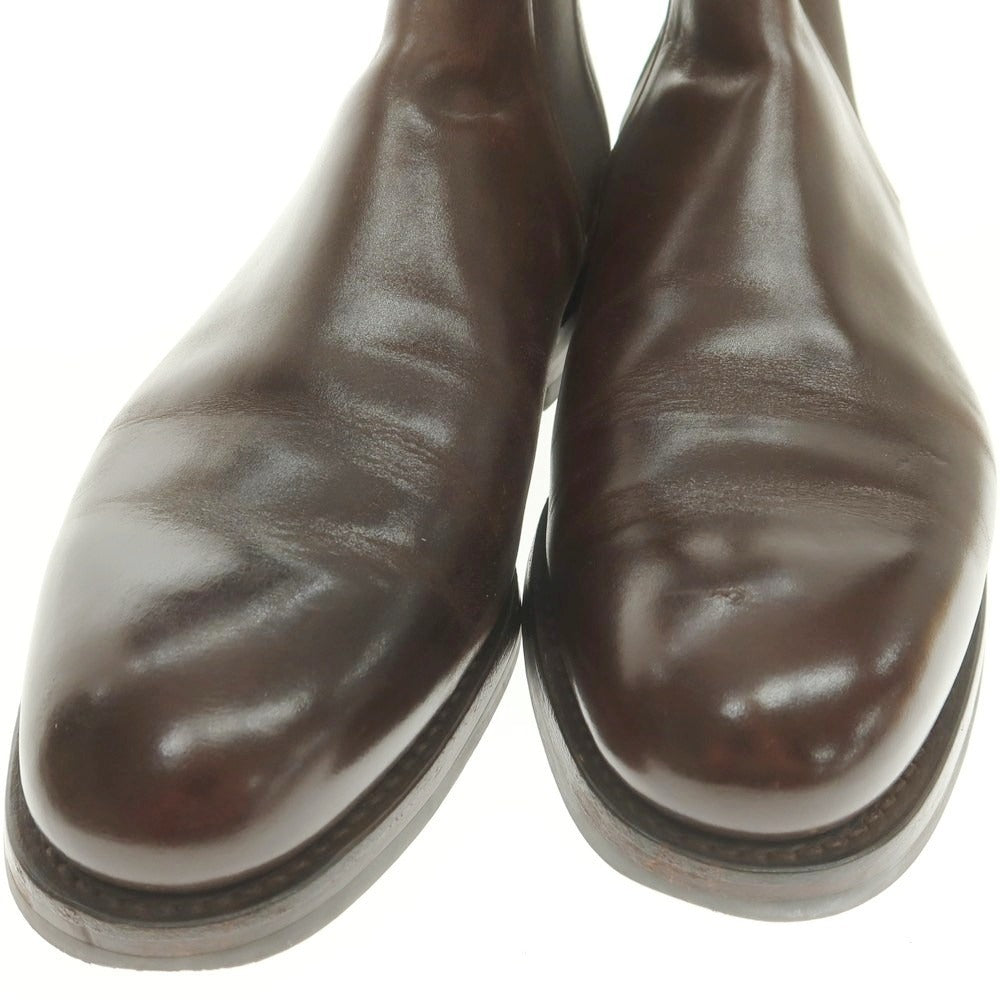 【中古】クロケットアンドジョーンズ CROCKETT&JONES CHELSEA5 サイドゴアブーツ ダークブラウン【 8 1/2E 】【 状態ランクC 】【 メンズ 】