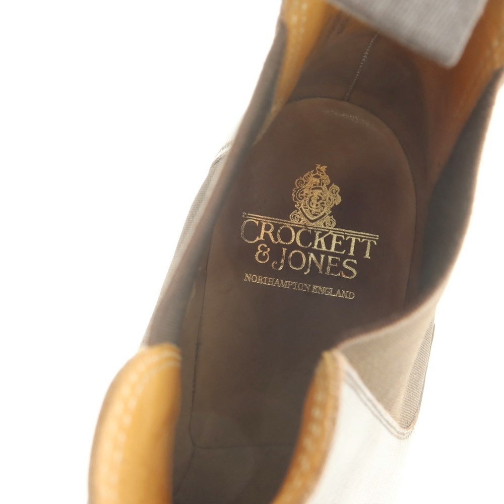 【中古】クロケットアンドジョーンズ CROCKETT&JONES CHELSEA5 サイドゴアブーツ ダークブラウン【 8 1/2E 】【 状態ランクC 】【 メンズ 】