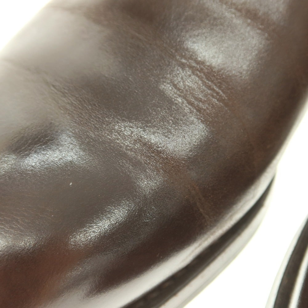 【中古】クロケットアンドジョーンズ CROCKETT&JONES CHELSEA5 サイドゴアブーツ ダークブラウン【 8 1/2E 】【 状態ランクC 】【 メンズ 】