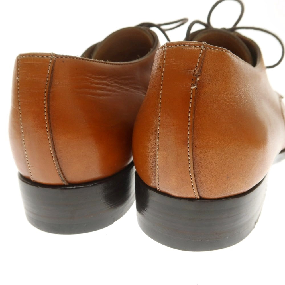 【中古】サントーニ Santoni Uチップ ドレスシューズ ライトブラウン【 7 】【 状態ランクC 】【 メンズ 】