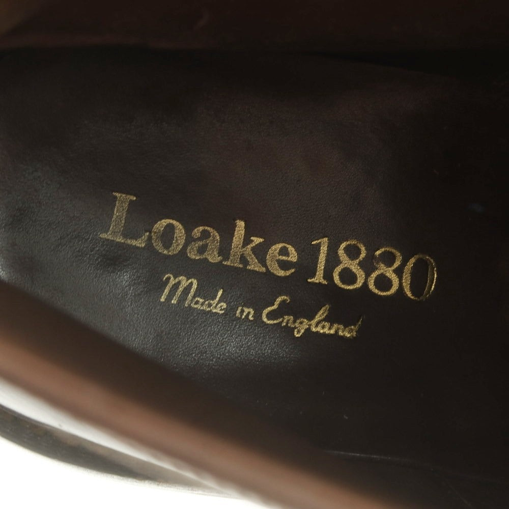 【中古】ローク Loake ウイングチップ カントリーブーツ ダークブラウン【 8 】【 状態ランクC 】【 メンズ 】