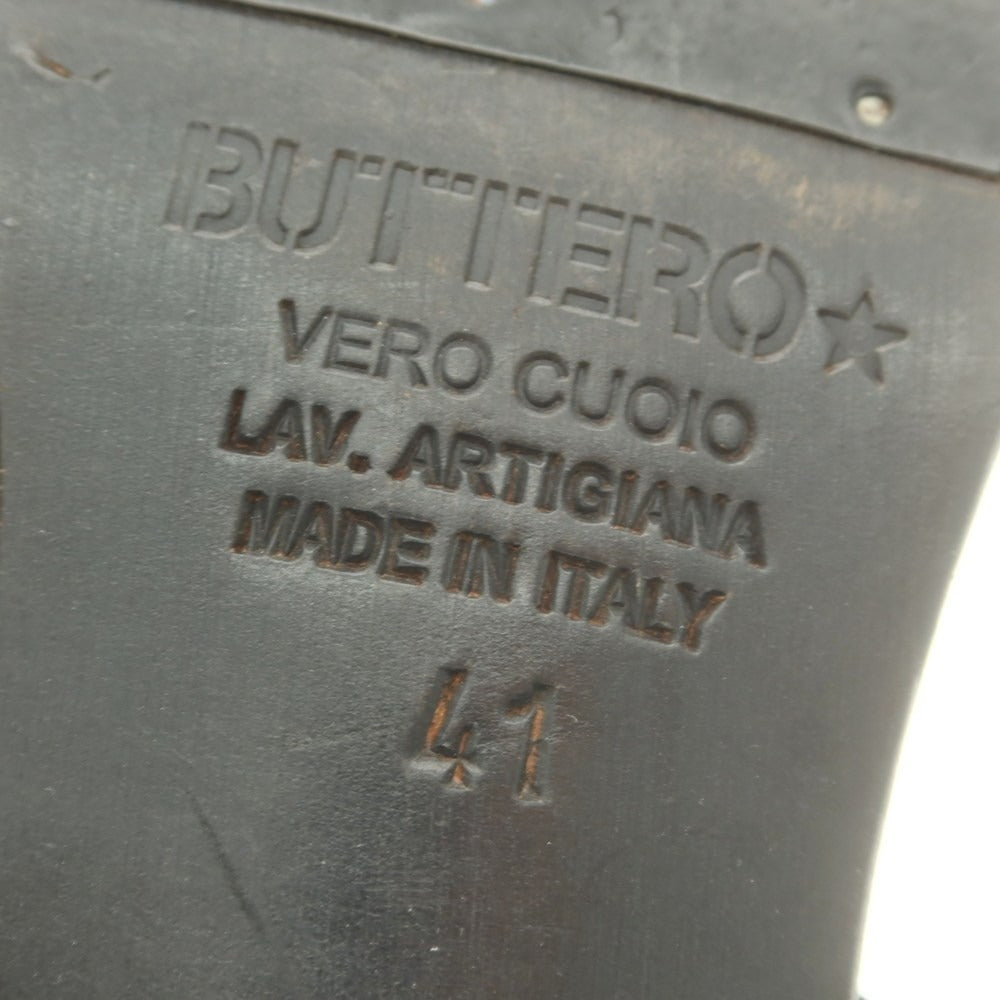 【中古】ブッテロ BUTTERO スエード レースアップブーツ グレー【 41 】【 状態ランクC 】【 メンズ 】