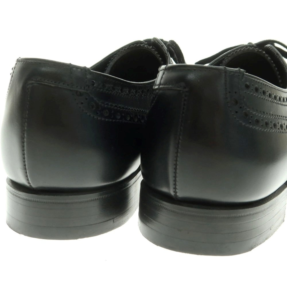 【中古】クロケットアンドジョーンズ CROCKETT&JONES COVENTRY セミブローグ ドレスシューズ ブラック【 7 1/2E 】【 状態ランクA 】【 メンズ 】