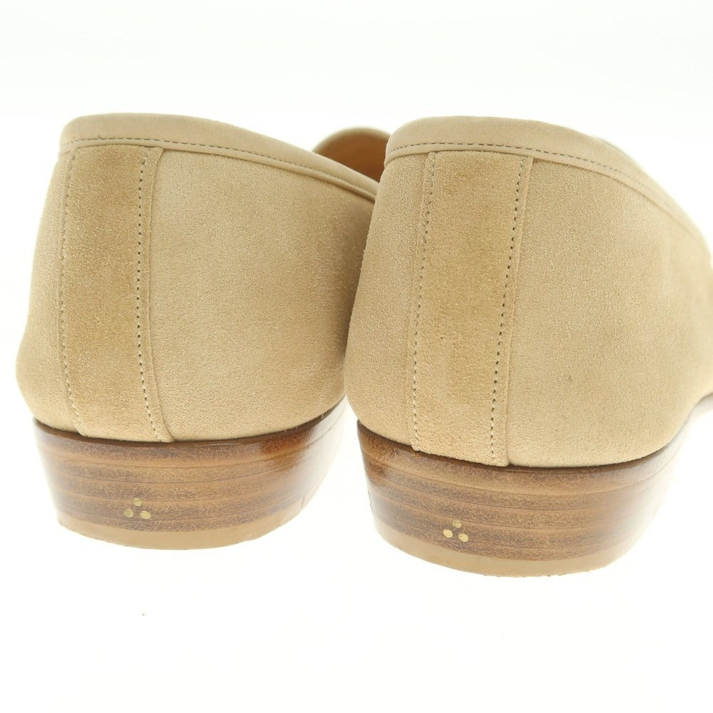 【中古】ボードインアンドランジ Baudoin & Lange スエード ベルジャンシューズ ライトベージュ【 41 】【 状態ランクB 】【 メンズ 】