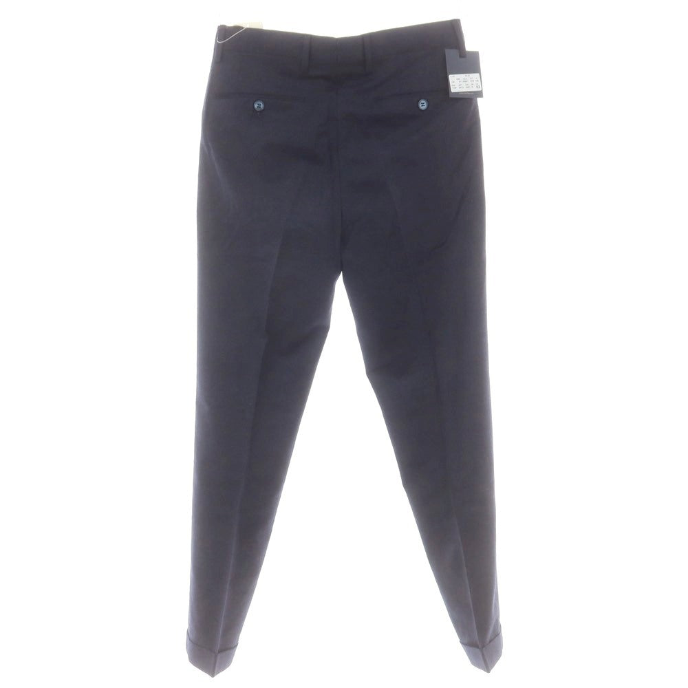【中古】【未使用】ジェルマーノ GERMANO BEAMS F別注 ストレッチ ウール ドレススラックスパンツ ネイビー【 42 】【 状態ランクS 】【 メンズ 】