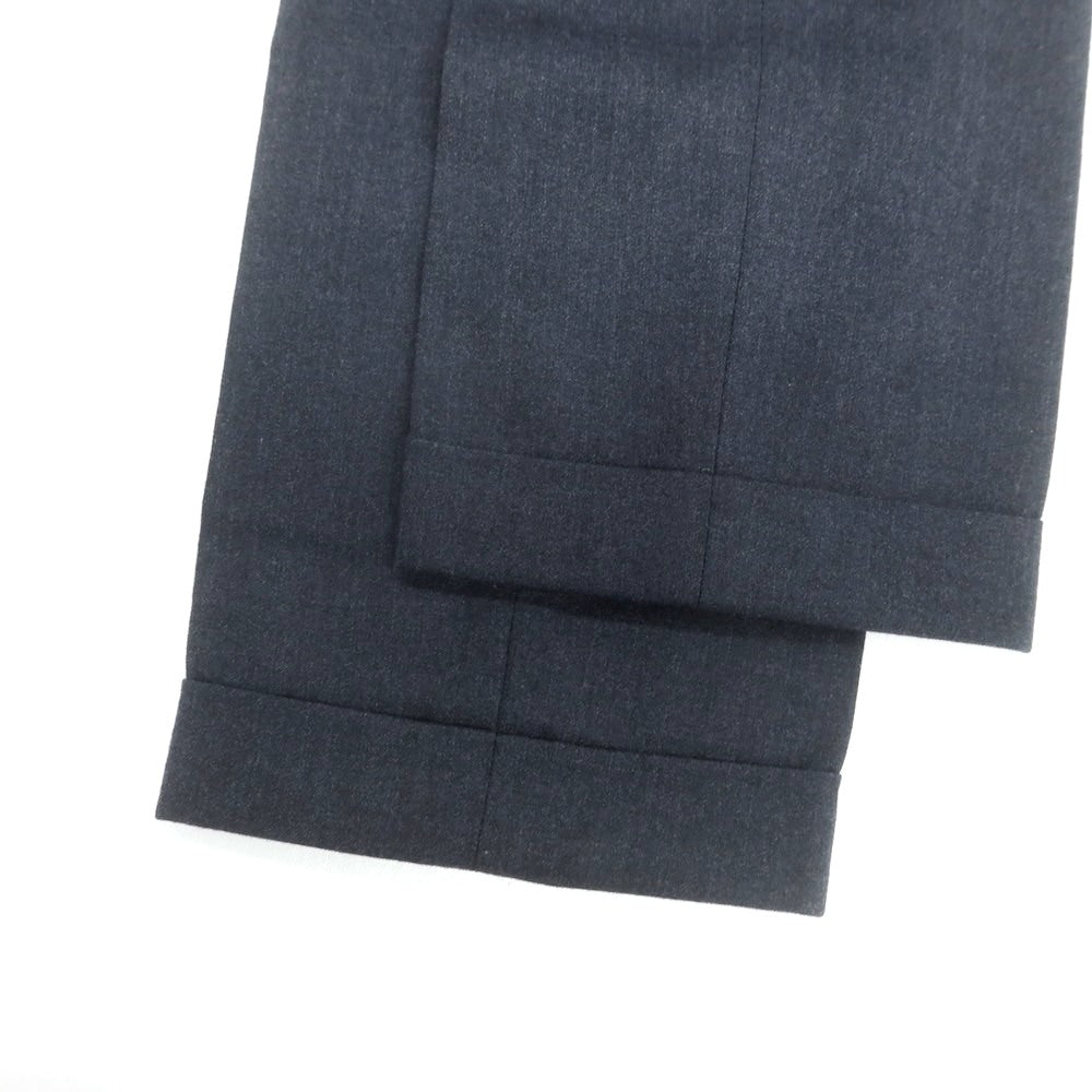 【中古】【未使用】ジェルマーノ GERMANO BEAMS F別注 ストレッチ ウールポリエステル ドレススラックスパンツ グレイッシュネイビー【 42 】【 状態ランクS 】【 メンズ 】