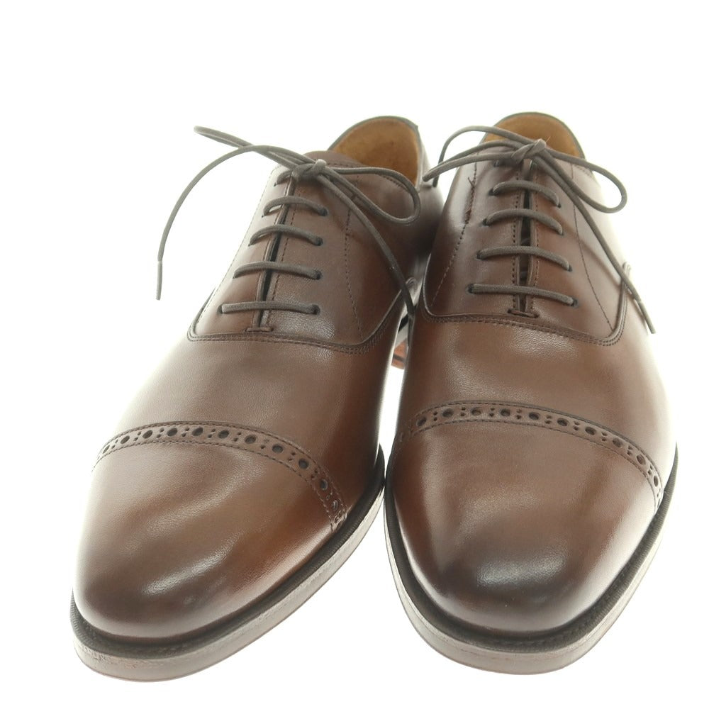 【中古】【未使用】オリエンタル Oriental ストレートチップ ドレスシューズ ブラウン【 6 】【 状態ランクS 】【 メンズ 】