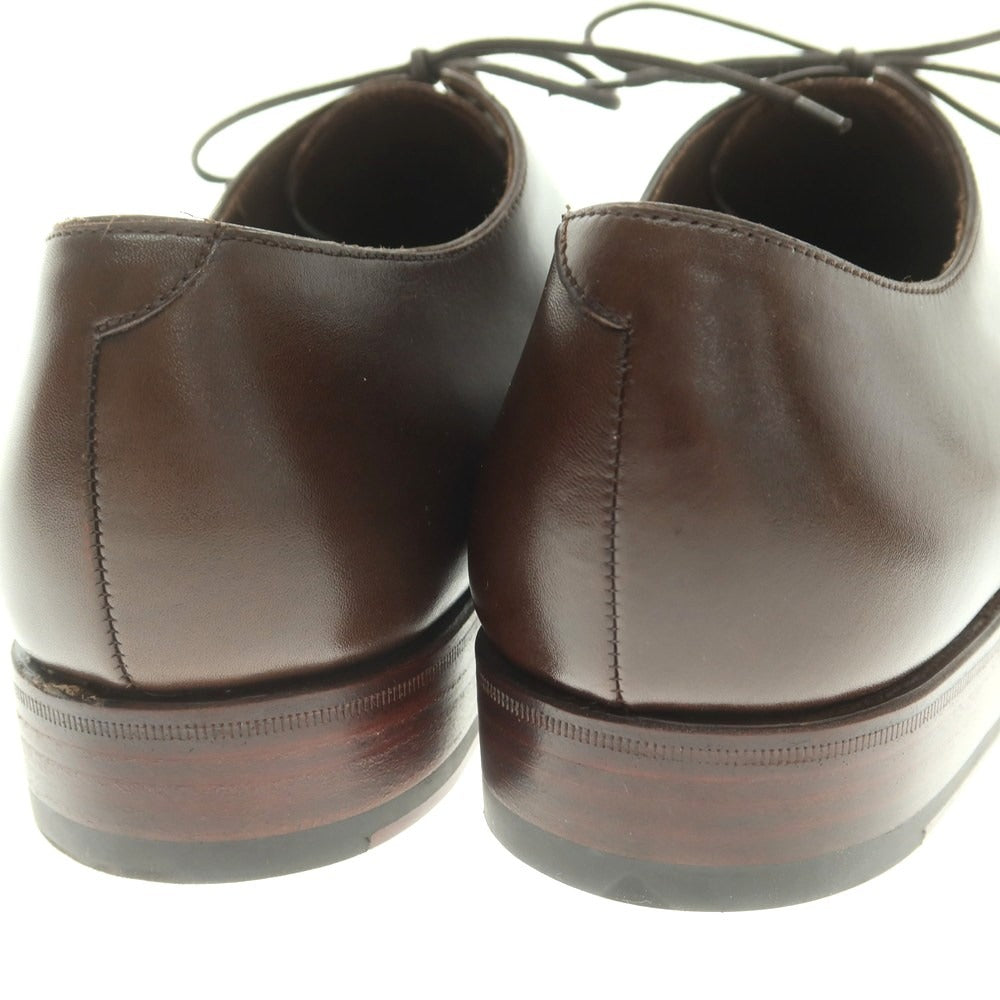 【中古】【未使用】カルミナ CARMINA ストレートチップ ドレスシューズ ダークブラウン【 6 】【 状態ランクS 】【 メンズ 】