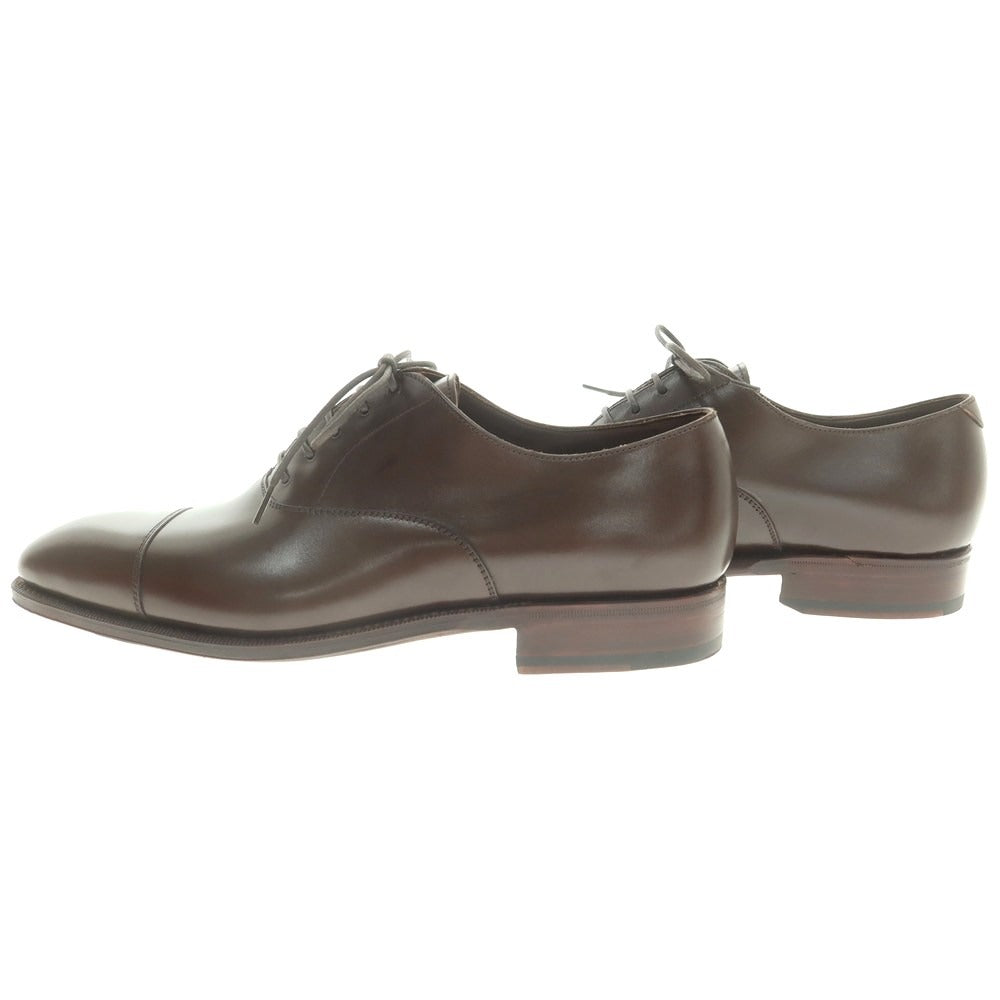 【中古】【未使用】カルミナ CARMINA ストレートチップ ドレスシューズ ダークブラウン【 6 】【 状態ランクS 】【 メンズ 】