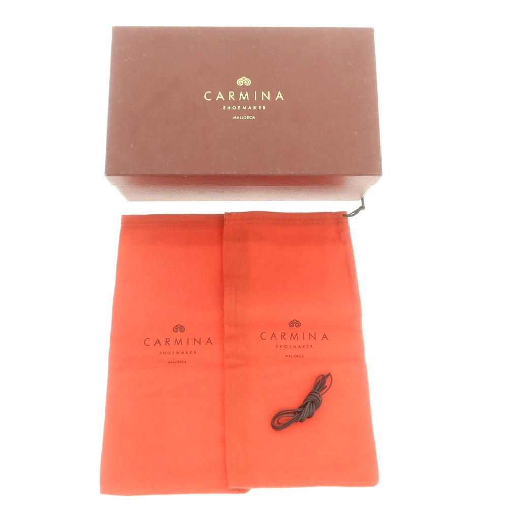 【中古】【未使用】カルミナ CARMINA ストレートチップ ドレスシューズ ダークブラウン【 6 】【 状態ランクS 】【 メンズ 】