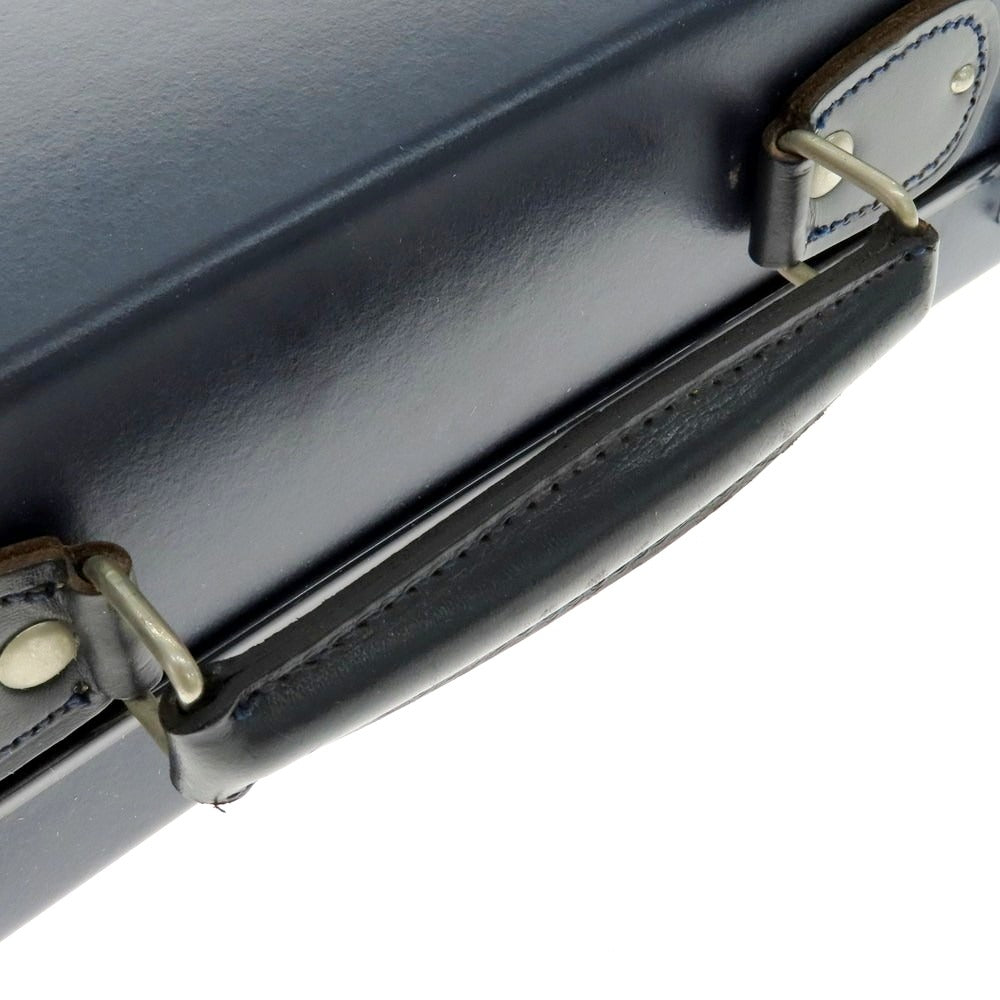 【中古】グローブトロッター GLOBE TROTTER アタッシュケース ネイビー【 状態ランクD 】【 メンズ 】
