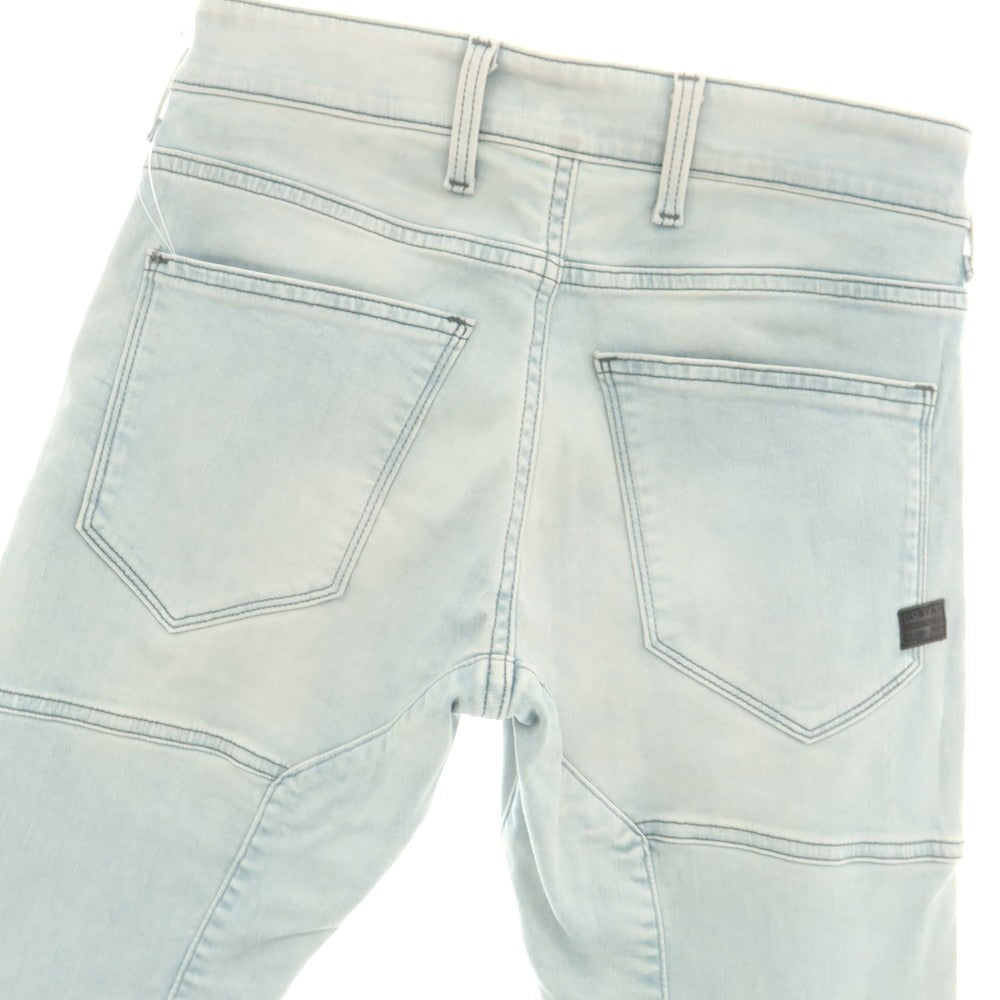 【中古】ジースターロウ G-STAR RAW ストレッチ コットンポリエステル ジーンズ デニムパンツ ライトブルー【 28 】【 状態ランクC 】【 メンズ 】