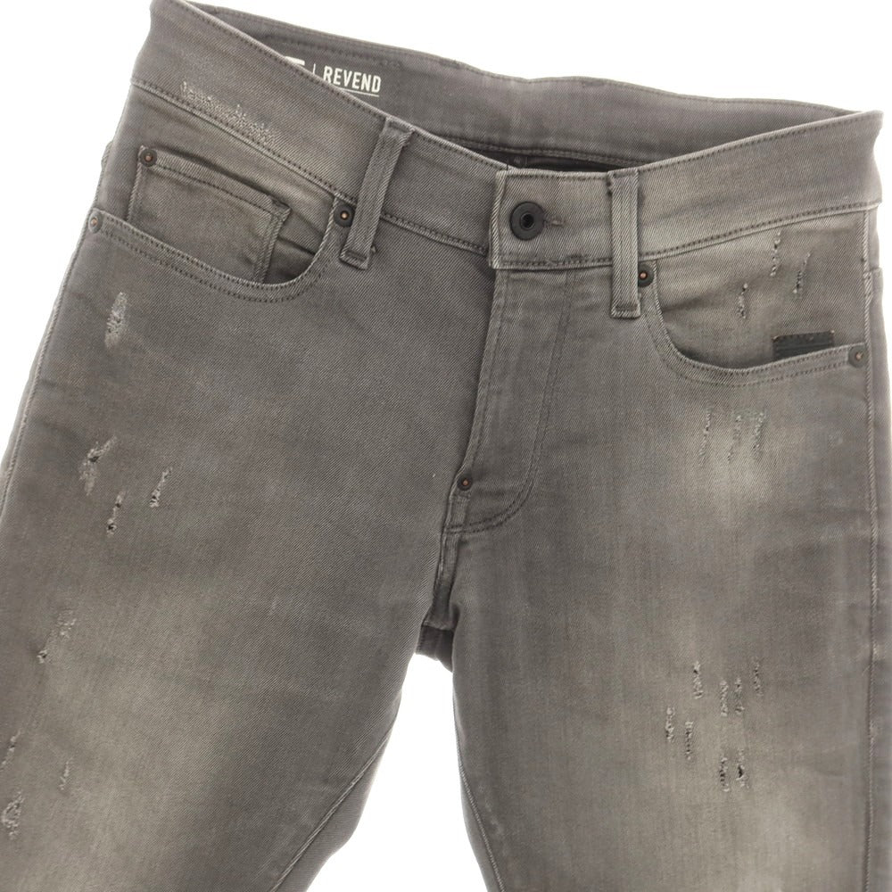 【中古】ジースターロウ G-STAR RAW ストレッチ コットンポリエステル ジーンズ デニムパンツ グレー【 28 】【 状態ランクC 】【 メンズ 】