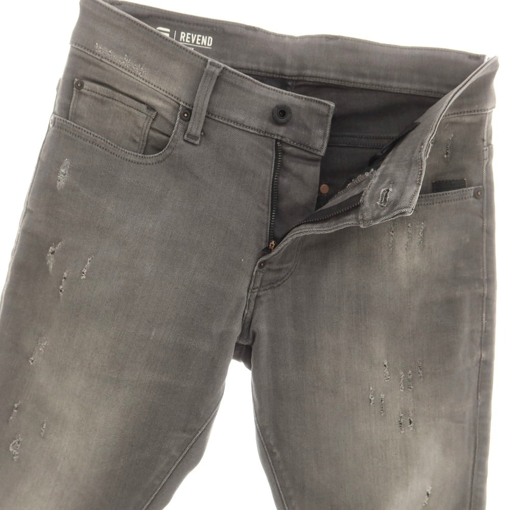 【中古】ジースターロウ G-STAR RAW ストレッチ コットンポリエステル ジーンズ デニムパンツ グレー【 28 】【 状態ランクC 】【 メンズ 】