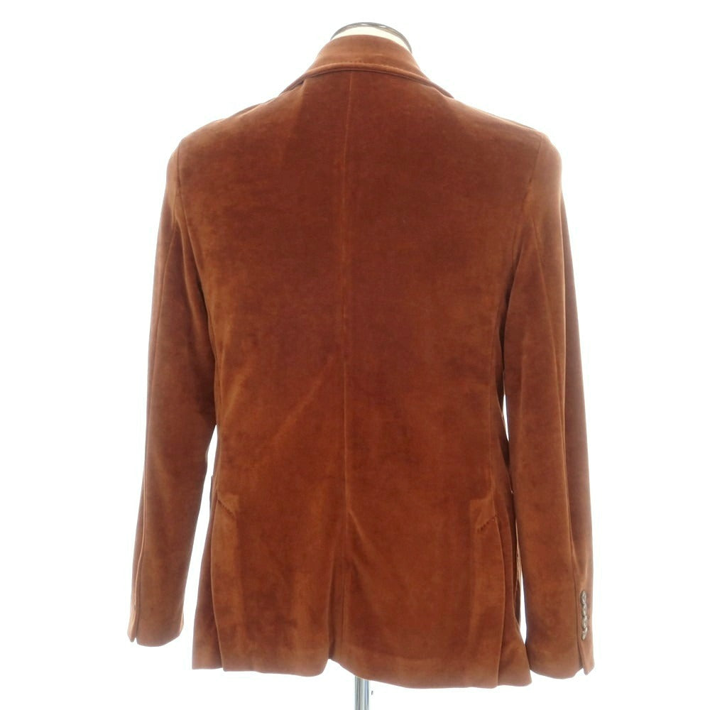 【中古】チルコロ1901 CIRCOLO 1901 ベロアコットン カジュアルジャケット オレンジブラウン【 50 】【 状態ランクB 】【 メンズ 】