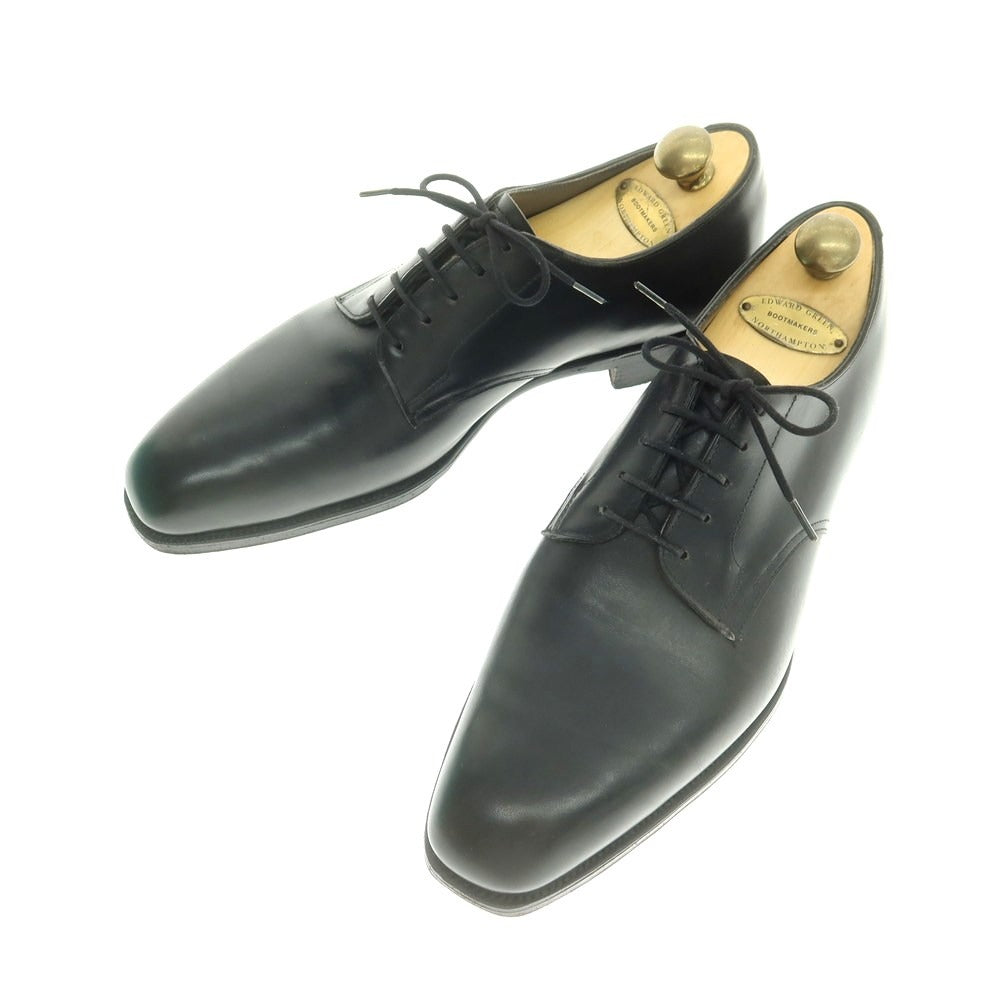 【中古】エドワードグリーン EDWARD GREEN WINDERMERE プレーントゥ ドレスシューズ ブラック【 7 1/2C 】【 状態ランクC 】【 メンズ 】