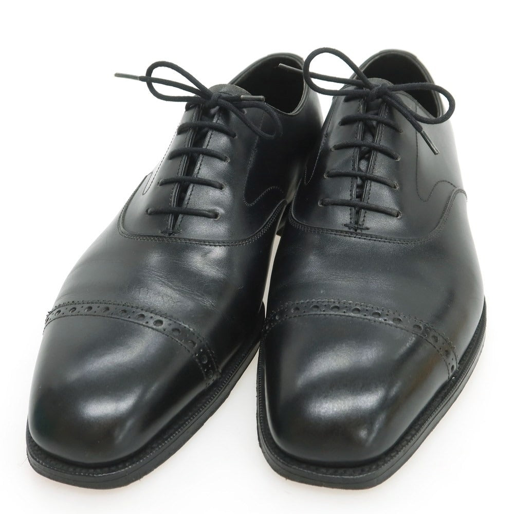 【中古】エドワードグリーン EDWARD GREEN BERKELEY ストレートチップ ドレスシューズ ブラック【 7 1/2C 】【 状態ランクC 】【 メンズ 】