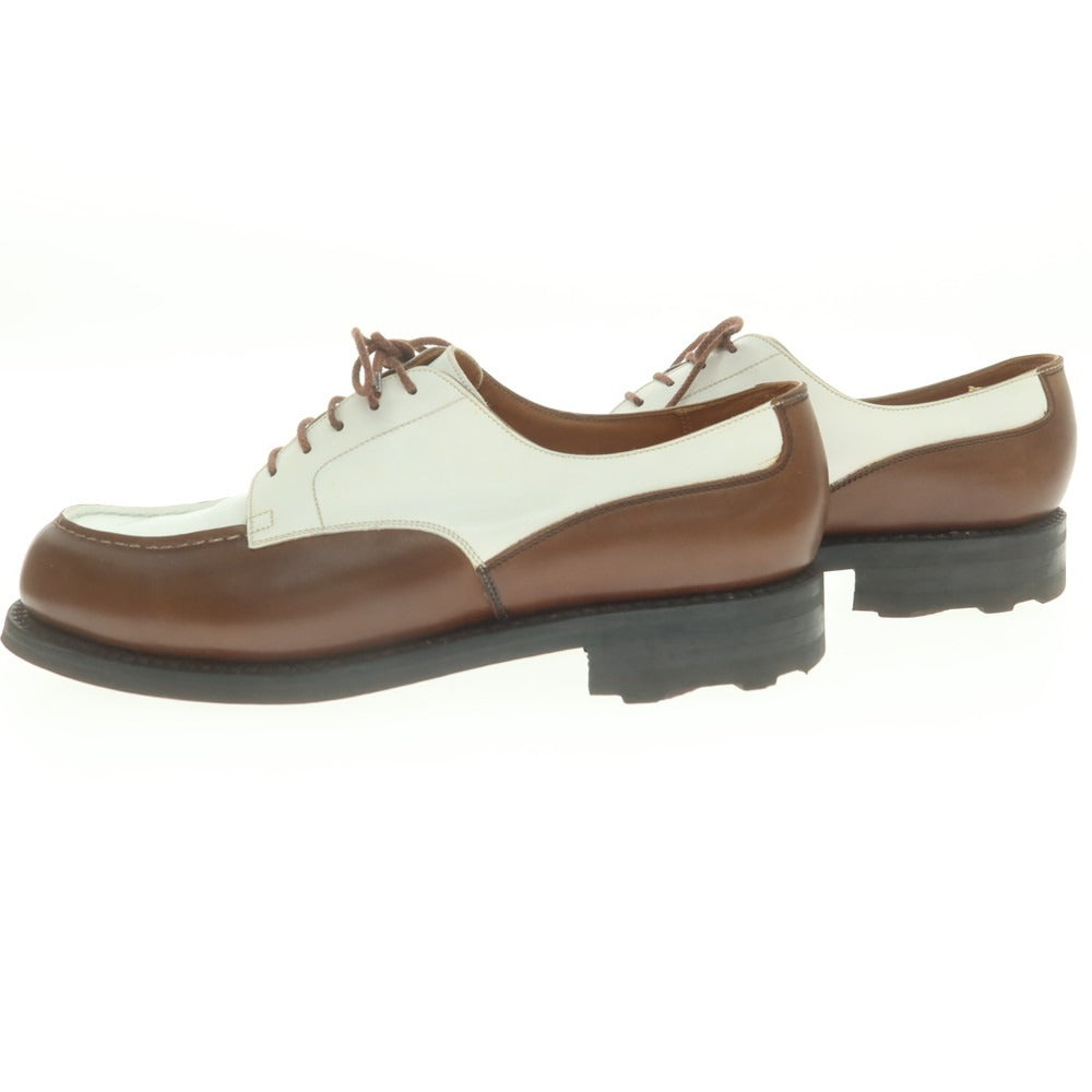 【中古】ジェイエムウエストン J.M WESTON GOLF コンビ Uチップ ドレスシューズ ブラウンxホワイト【 6 1/2C 】【 状態ランクC 】【 メンズ 】